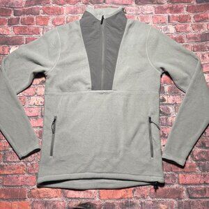 Backcountry Men's Huxley Fleece 1/4 Zip Pullover Size Medium Gray Gorpcore